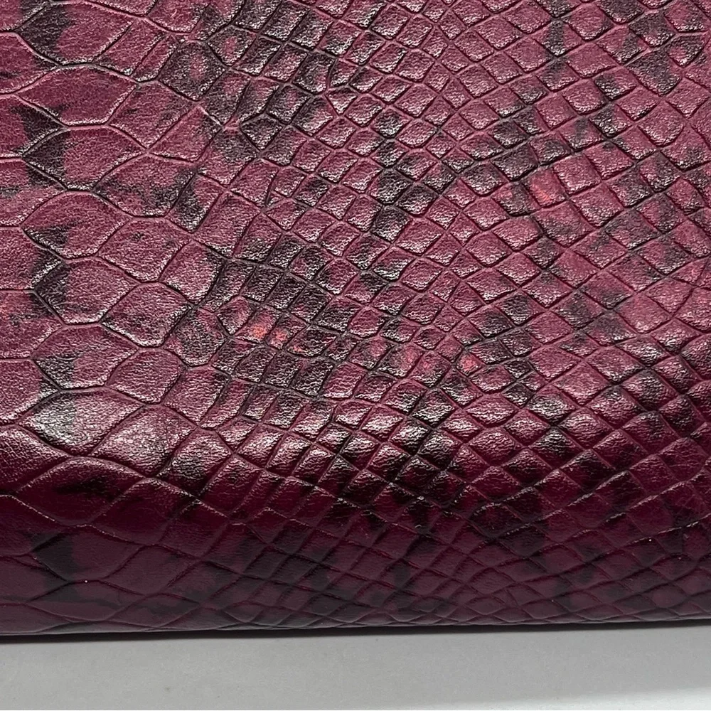 COACH Journal Crossbody In Colorblock Exotic Embossed Leather EUC - Picture 9 of 16